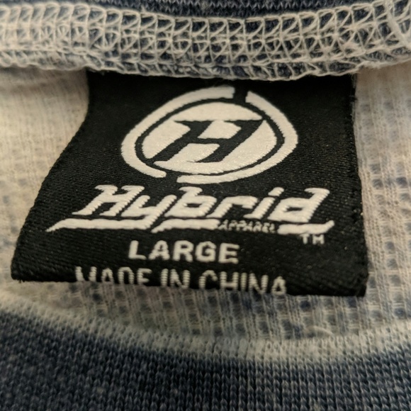 Hybrid Mens Stripped Sweater Blue White - Picture 2 of 2